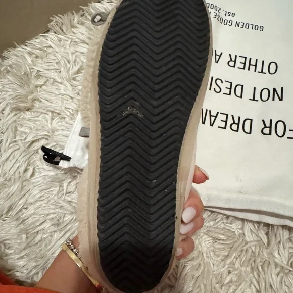 Golden Goose Superstar Sabot Sneaker Mules white leather with Shearling Lining - Picture 10 of 12